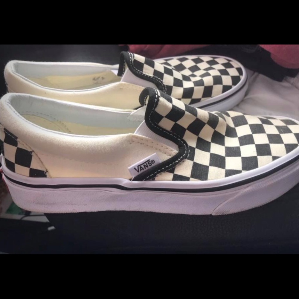 Checkered vans women’s 6/men’s 4.5